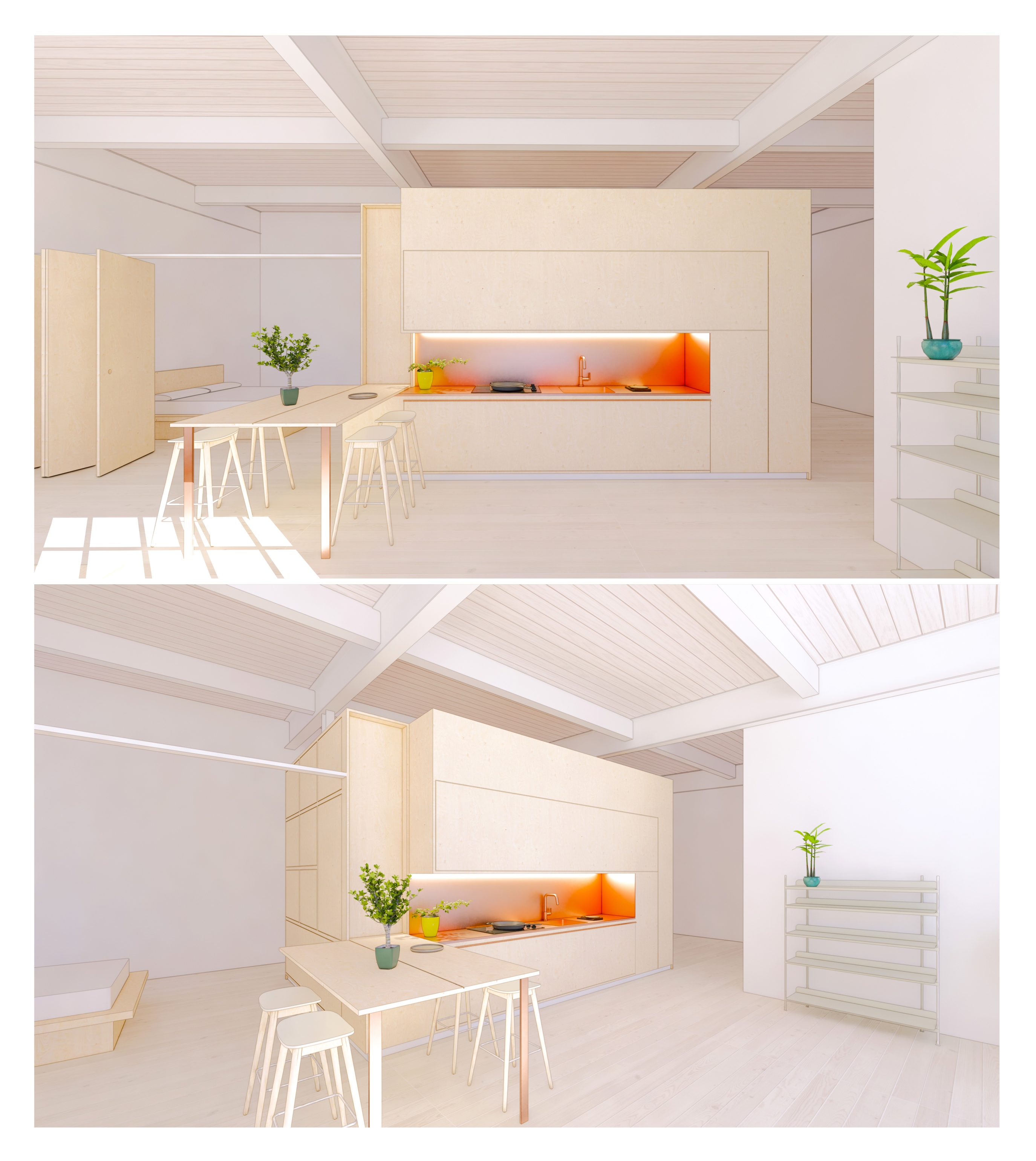 cybernetic block — renders